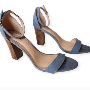 Madden Girl Bella Two-Piece Block Heel Sandals | New | 9